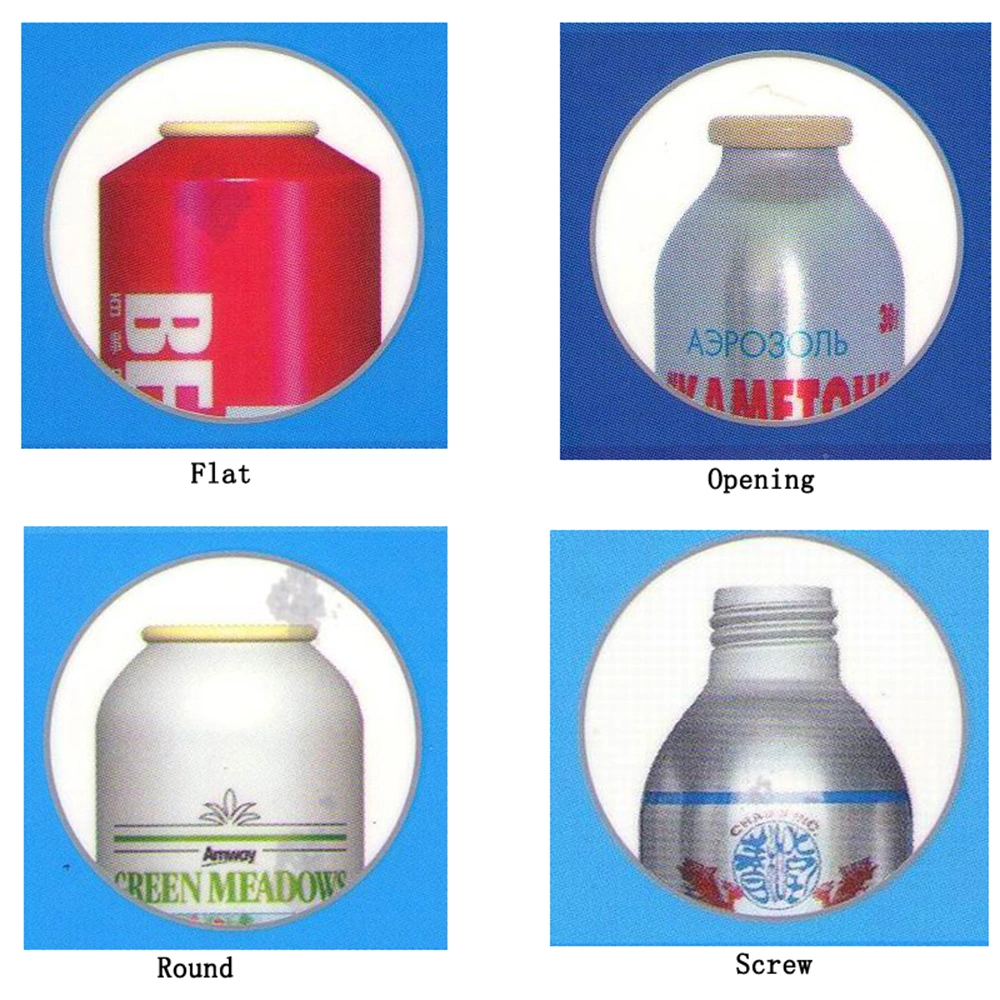 Clear Lacquer Necked-in 65*158 Empty Metal Tinplate Aerosol Can Aluminium Aerosol Can with Butane Gas