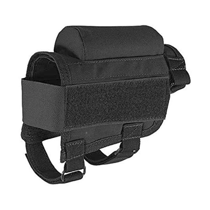 Portable Adjustable Tactical Buttstock Shell Holder Cheek Rest Pouch Holder Pack with Ammo Carrier Case Wyz20252