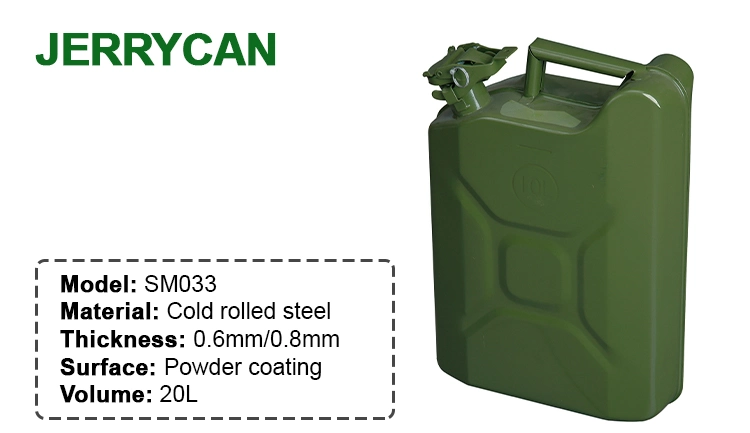 20 Liter Jerry Can Steel Jerrycan with Lock USA Hot Sale