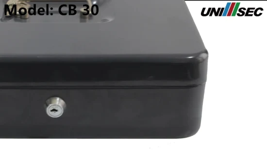 Caja de ahorro de dinero tipo contraseña segura de alta calidad Uni-Sec cerradura de combinación de caja de efectivo de Metal al por mayor de China (CB-30)