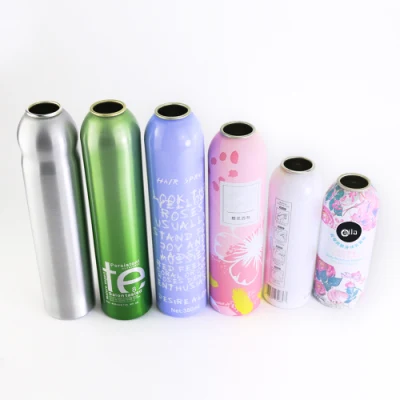 El gas de aerosol de aluminio puede vaciar latas de aerosol personalizadas al por mayor para cosméticos
