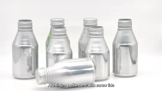 Latas de botellas de bebidas de aluminio de 250 ml y 280 ml con tapones de rosca
